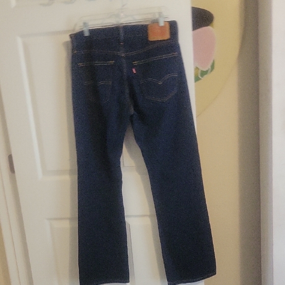 Levi's Mens blue Denim red tag bootcut Jeans sz 34/32 - Picture 4 of 6